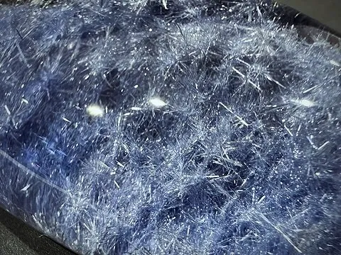 Dumortierite in Quartz
