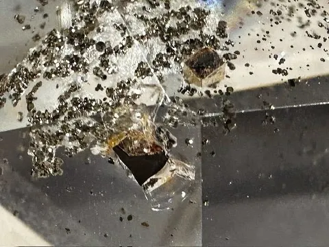 Pyrite in Quartz