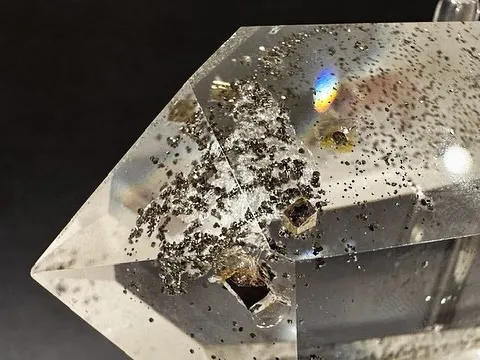 Pyrite in Quartz