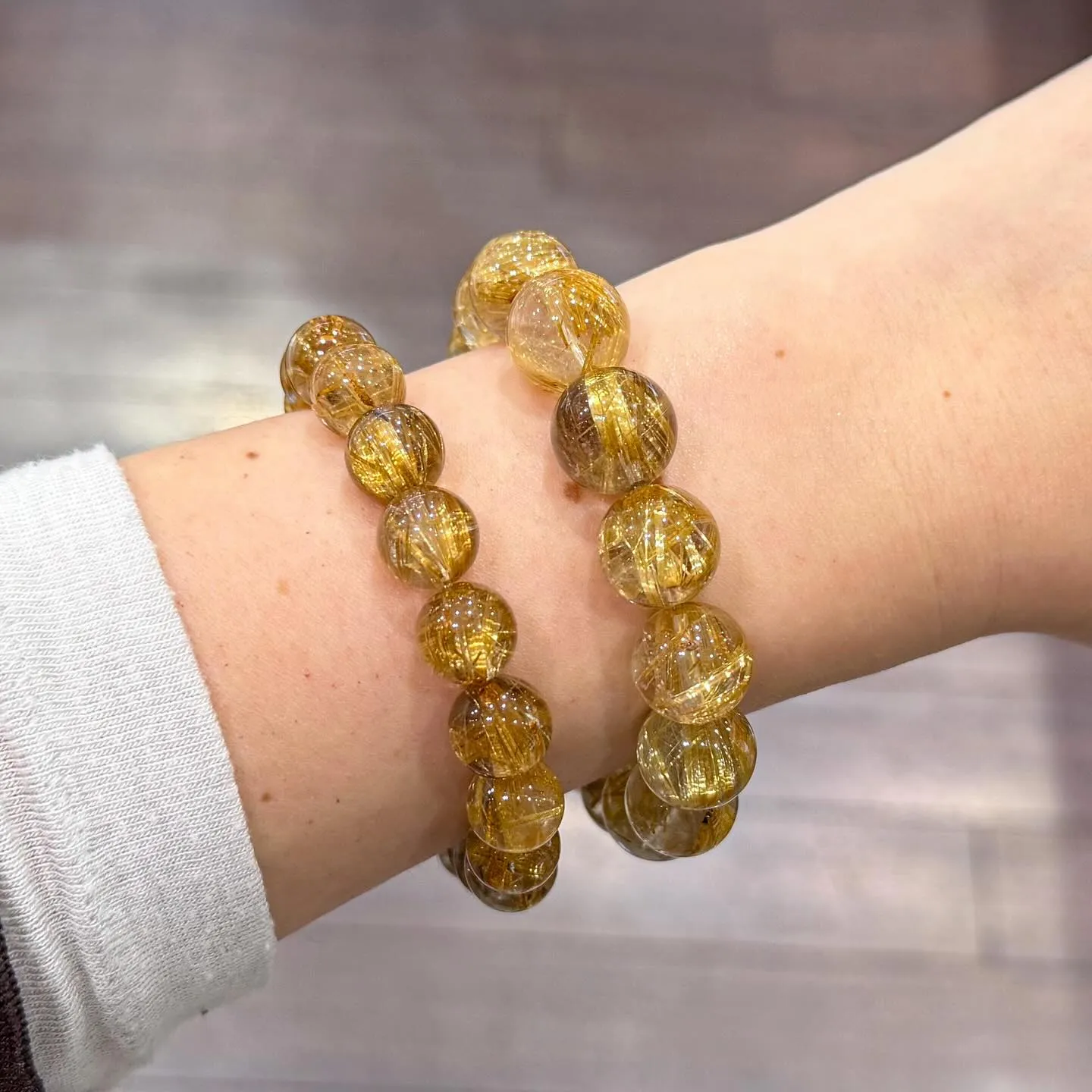 ゴールデンタイチンルチルクォーツ