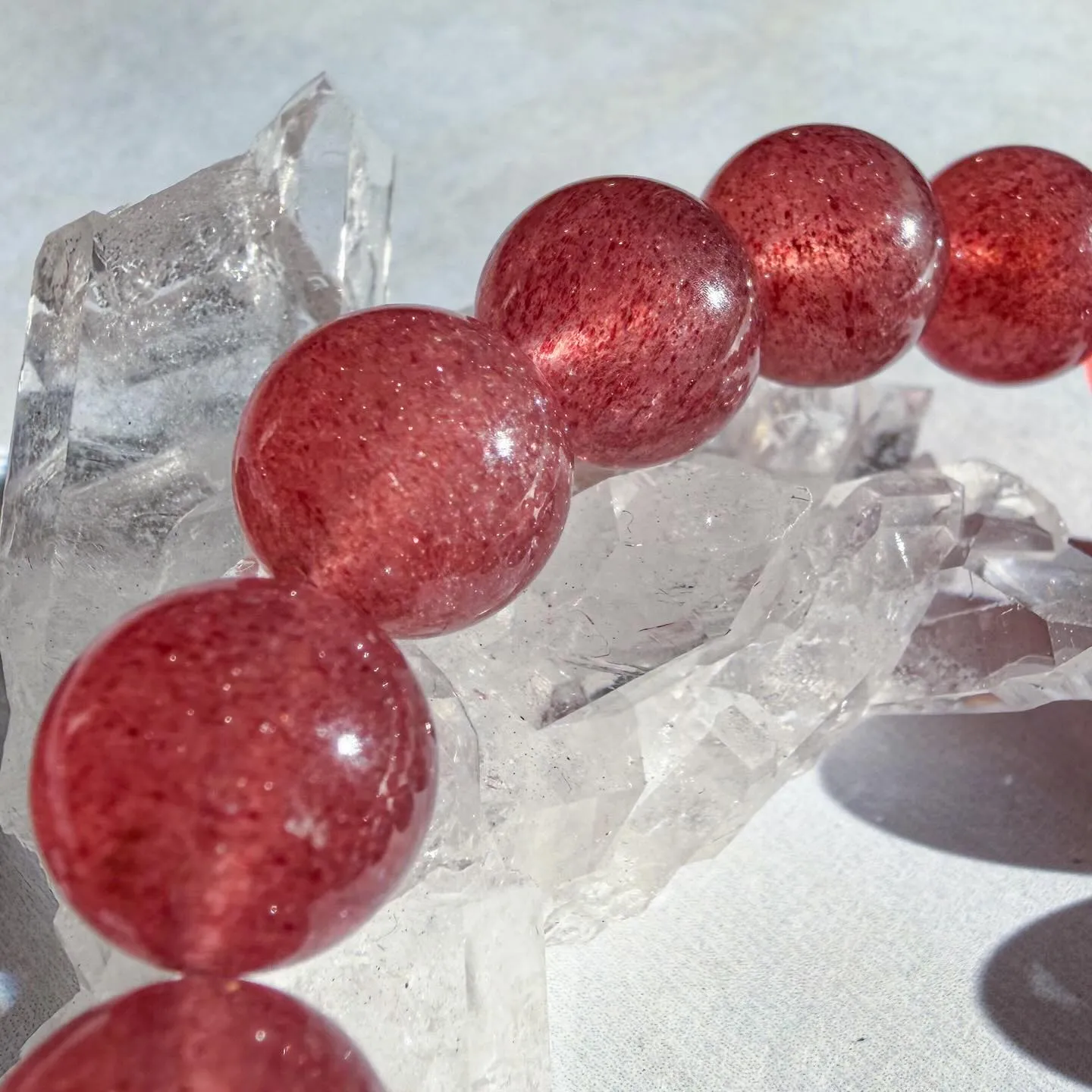 ピンクマイカインクォーツ