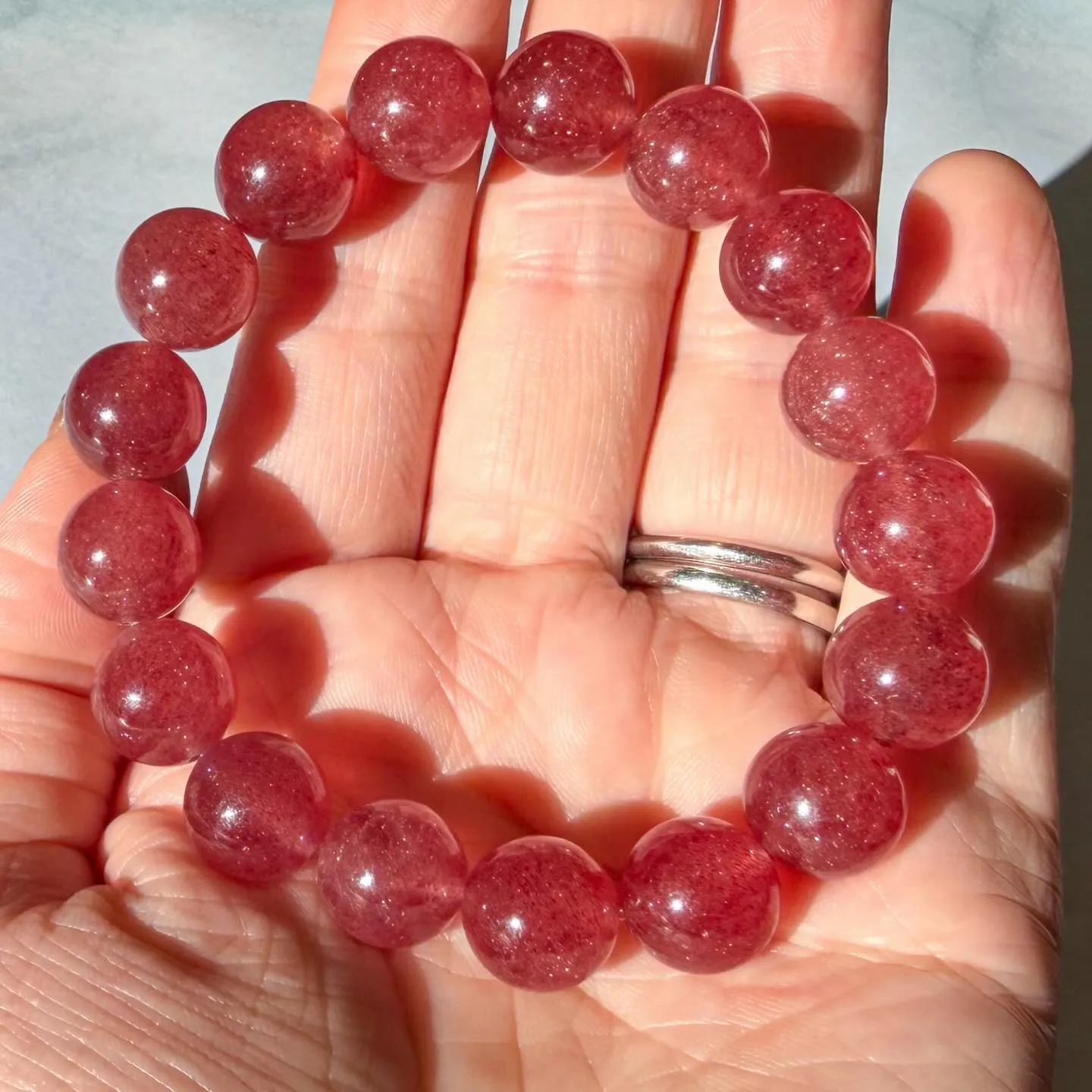 ピンクマイカインクォーツ