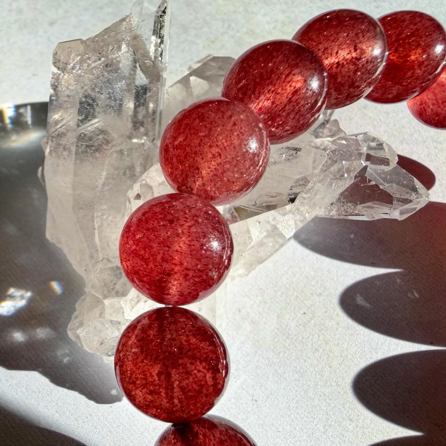 ピンクマイカインクォーツ