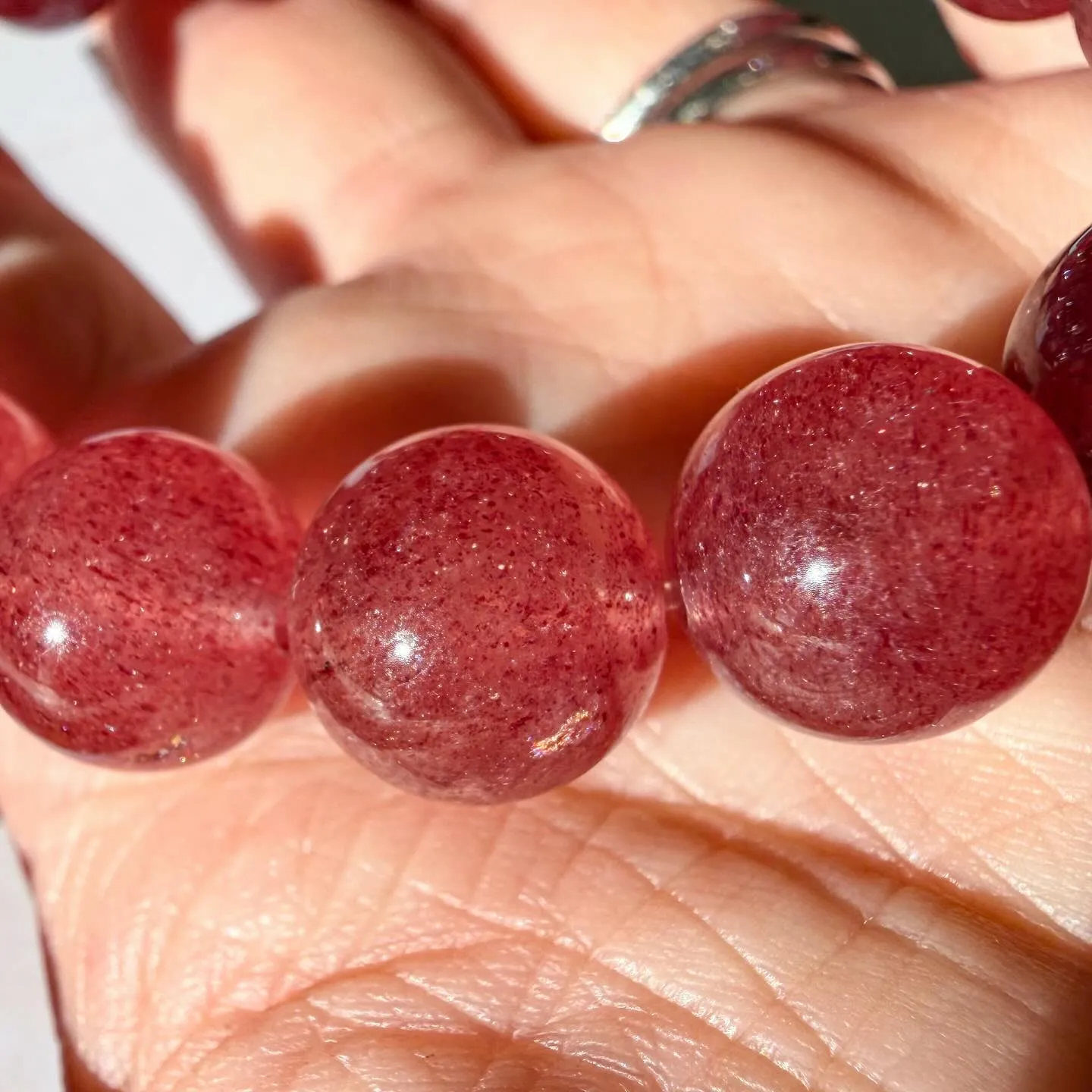 ピンクマイカインクォーツ