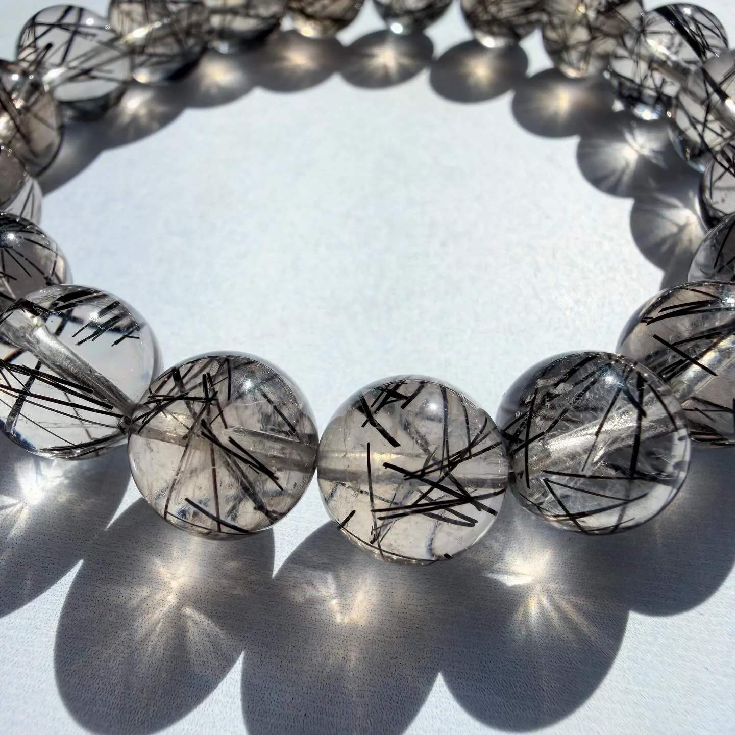 スモーキーブラックルチルクォーツ