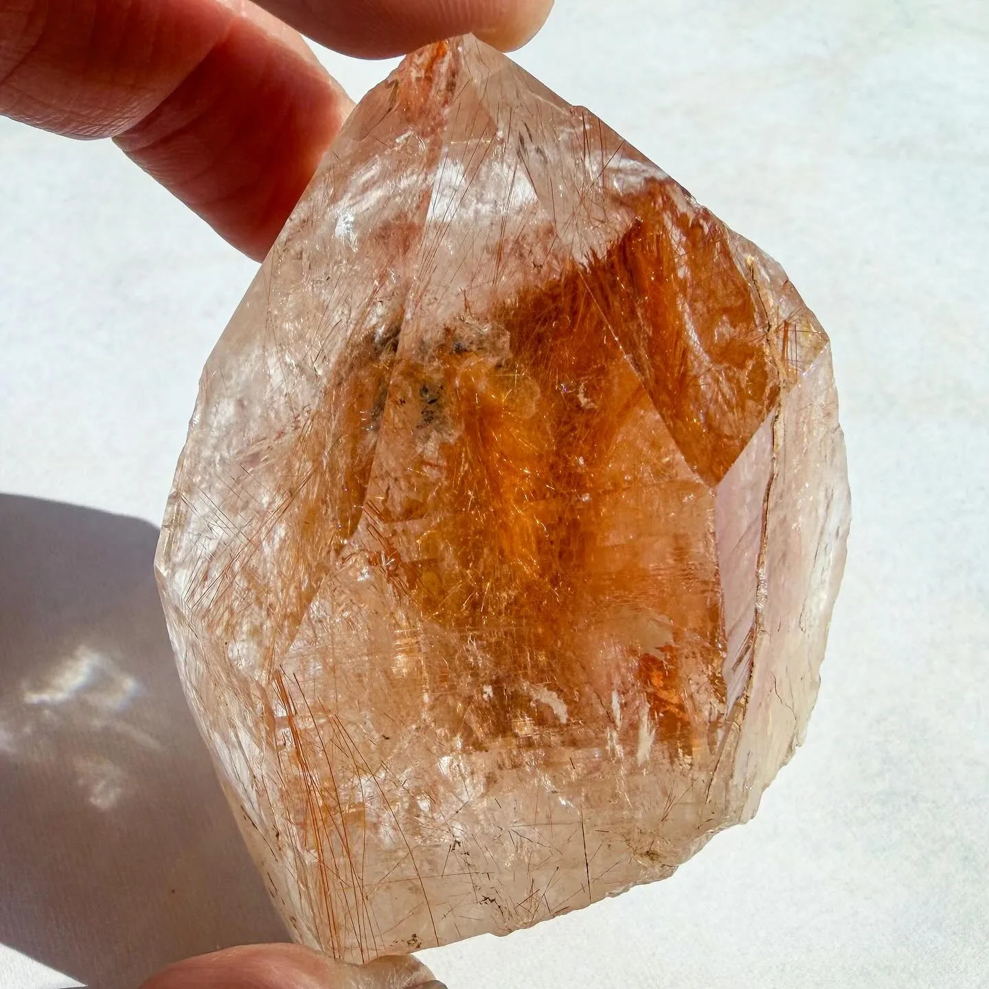 オレンジルチルクォーツ