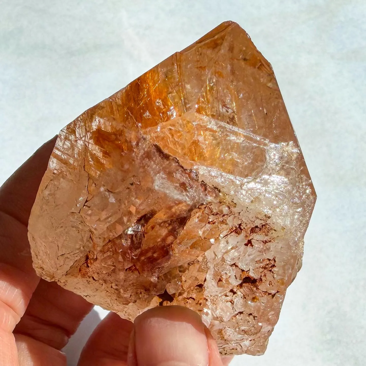 オレンジルチルクォーツ