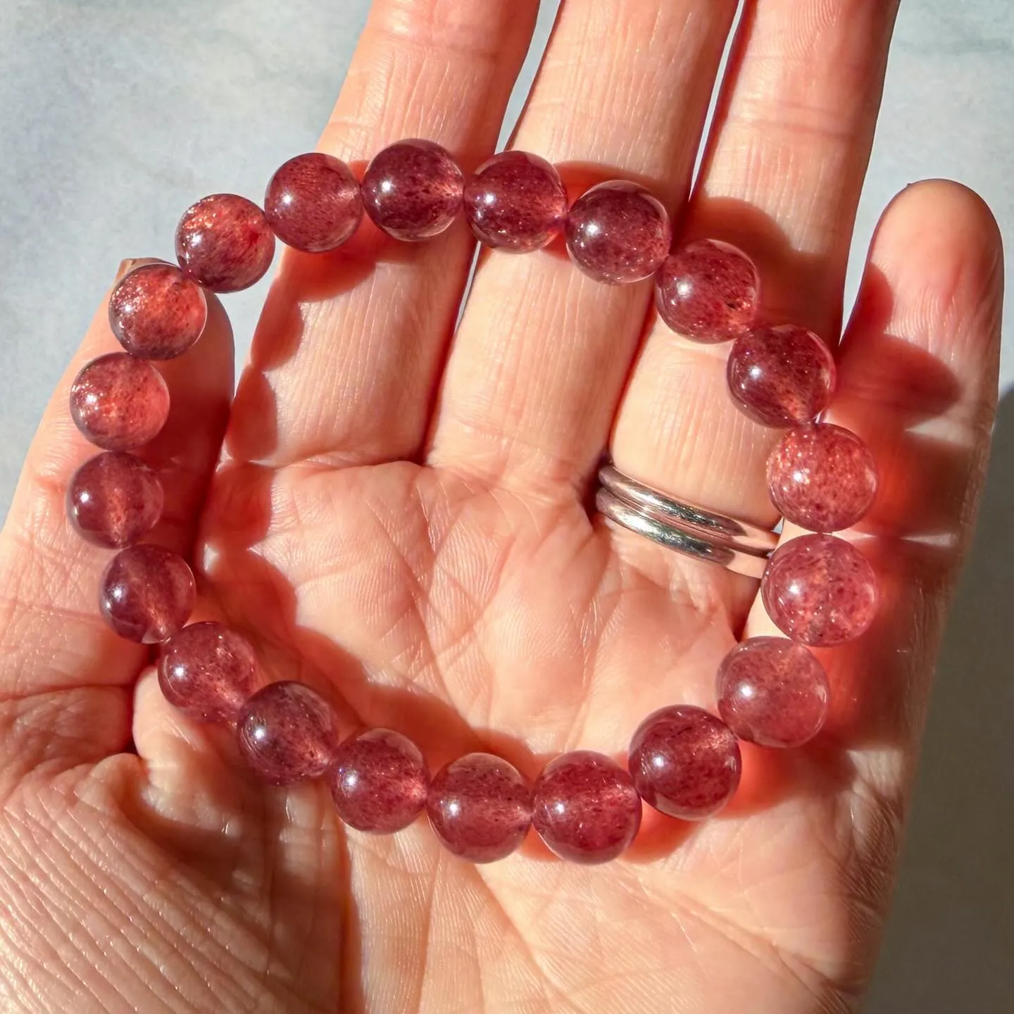 ピンクマイカインクォーツ