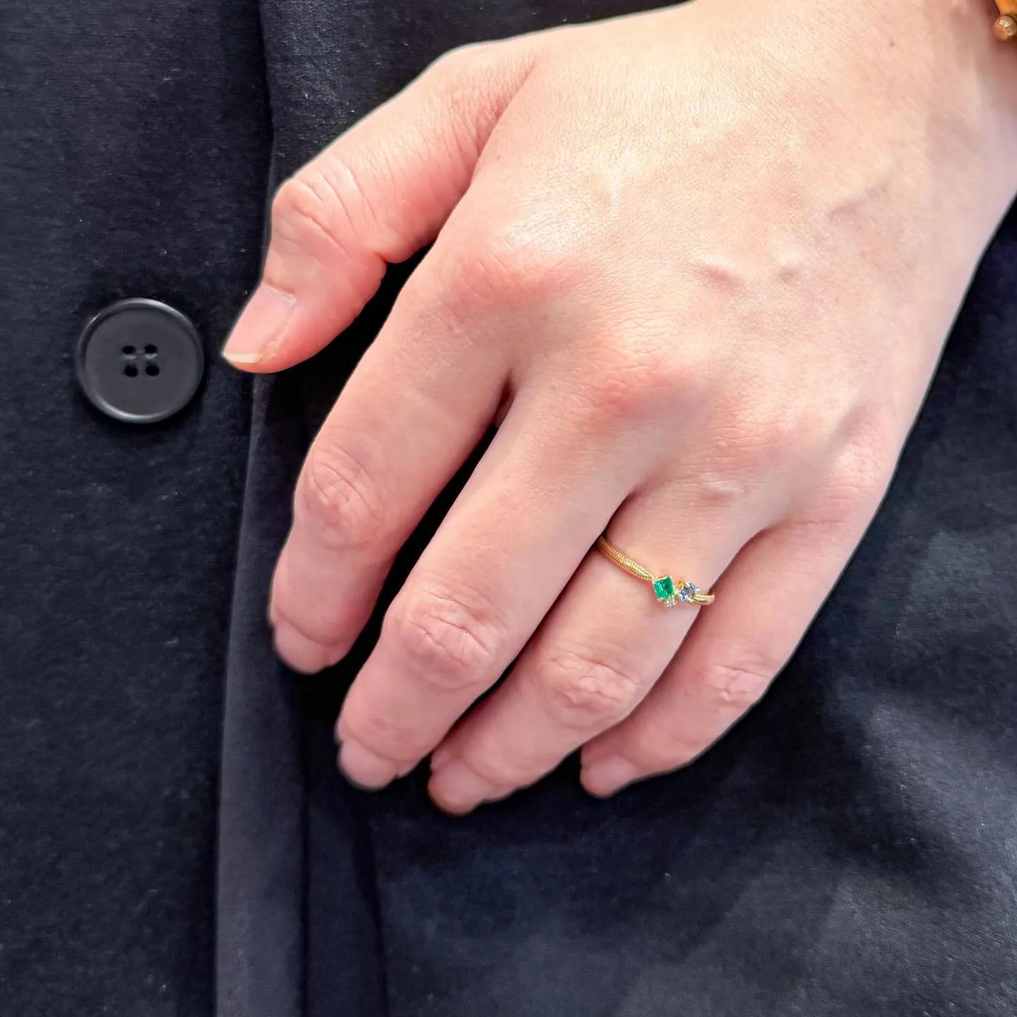 エメラルド×サンタマリアアクアマリン×ダイヤモンド